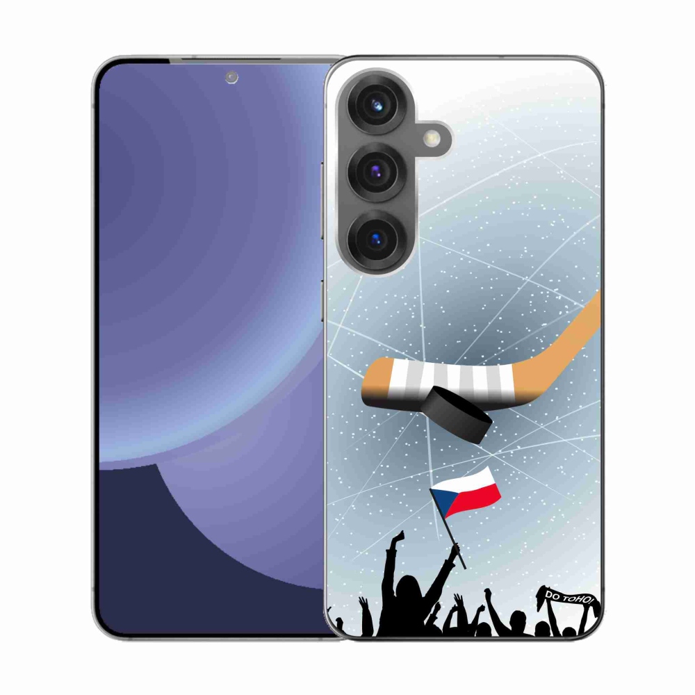 Gél borítás mmCase Samsung Galaxy S25 készülékhez - hoki szurkolóknak