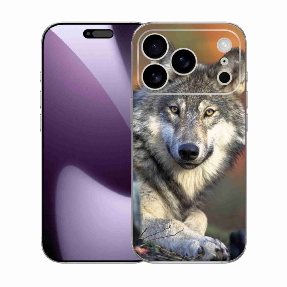 Zselés borítás mmCase iPhone 17 Pro készülékhez - farkas