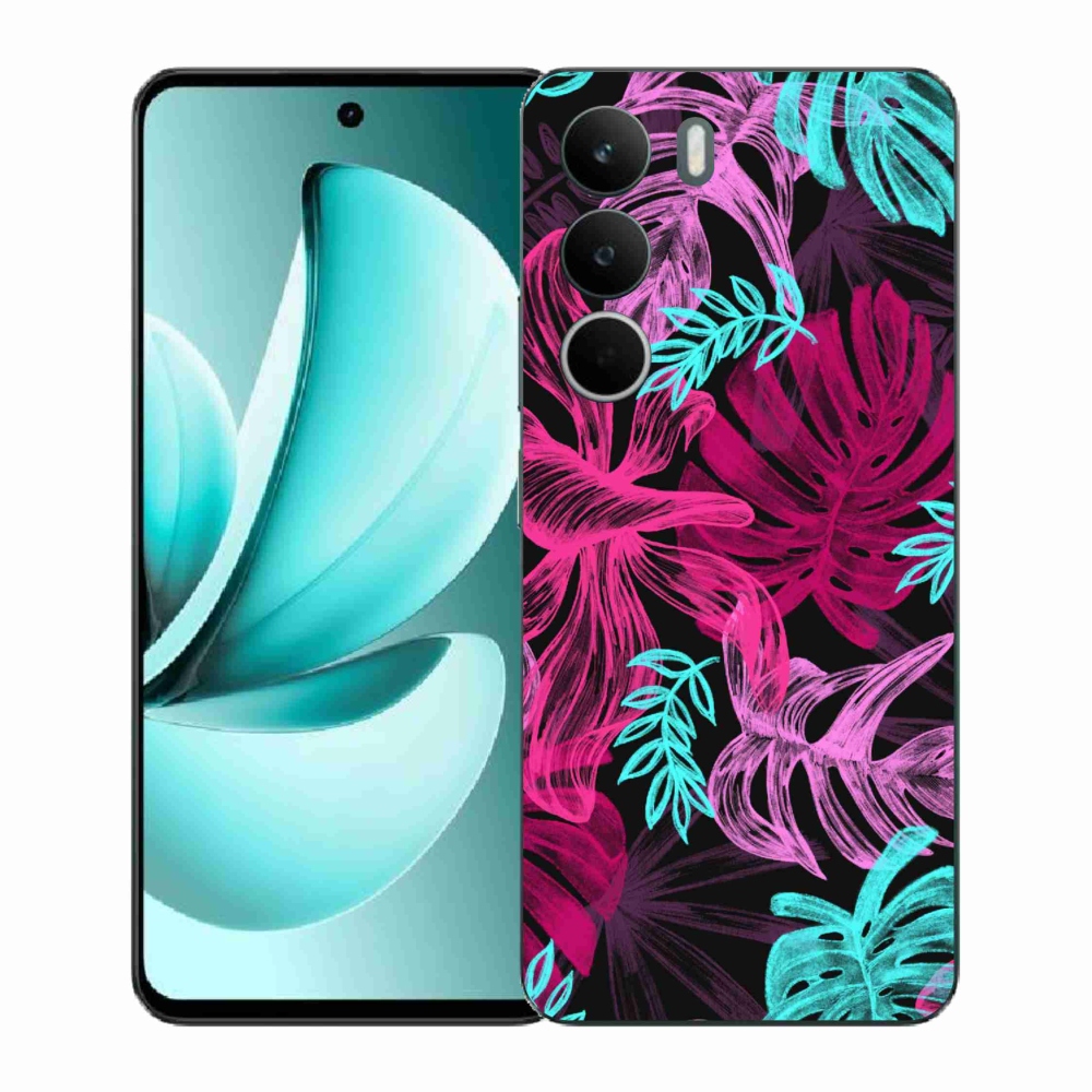 Zselés borító mmCase a Realme C71 készülékhez - virágok 1