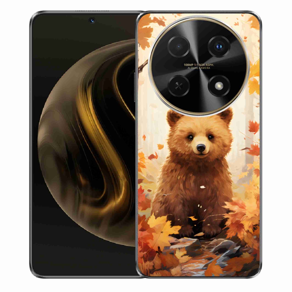 Gél borítás mmCase a Huawei Nova 12i készülékhez - medve az erdőben