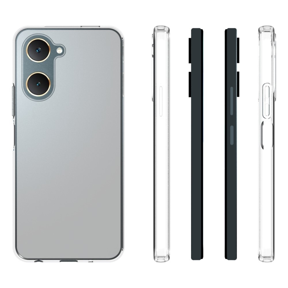 Átlátszó zselés tok a Vivo Y28s 5G készülékhez - átlátszó