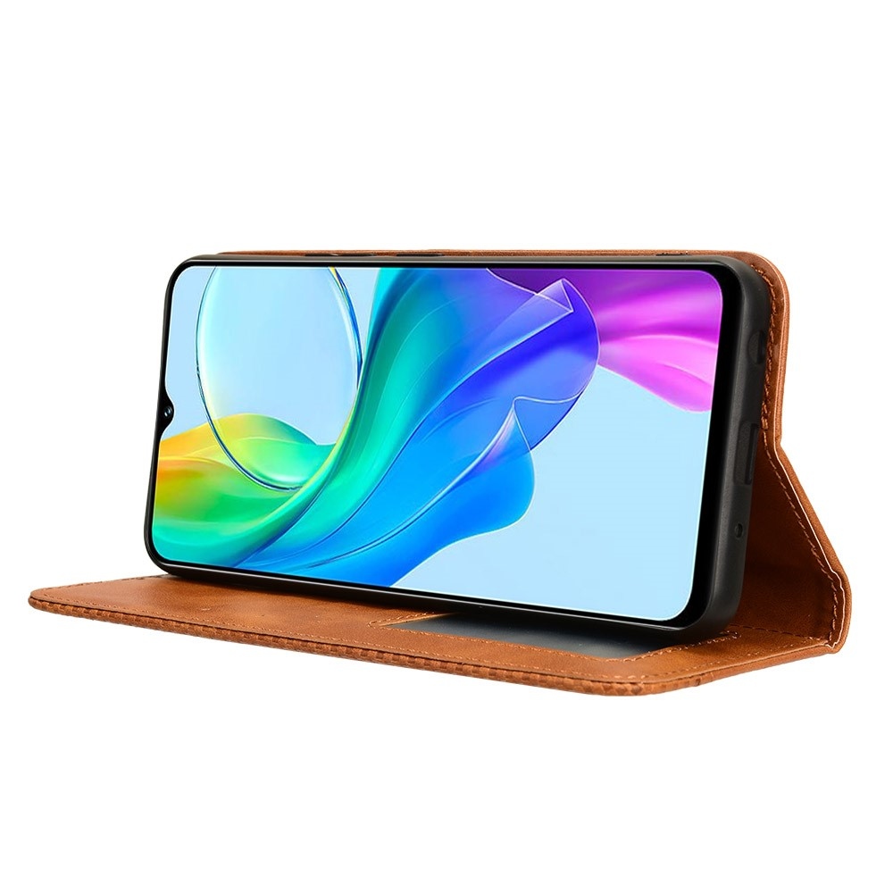 Könyvtáska a Vivo Y28s 5G készülékhez - barna