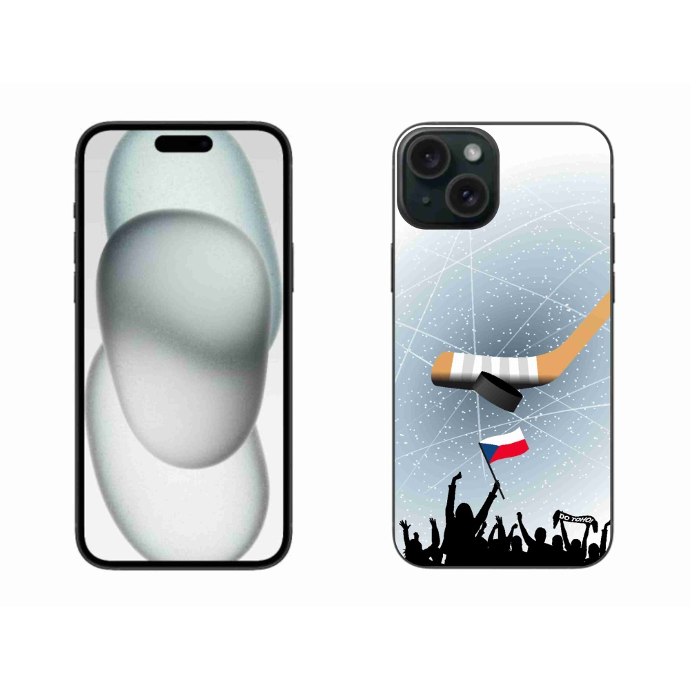 Gél borítás mmCase iPhone 15 Plus készülékhez - hokiszurkolóknak