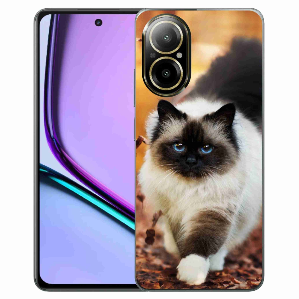 Gél tok mmCase a Realme C67 készülékhez - macska