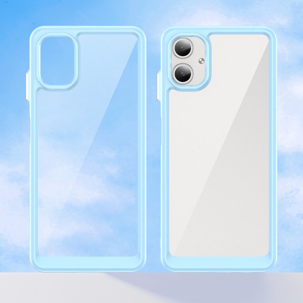 Gél tok fix hátlappal Samsung Galaxy A06 4G - kék