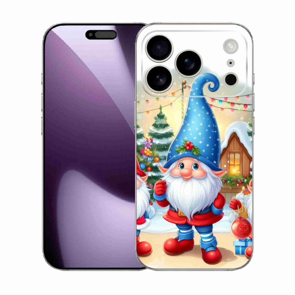 Gél borítás mmCase iPhone 17 Pro készülékhez - Karácsonyi manók
