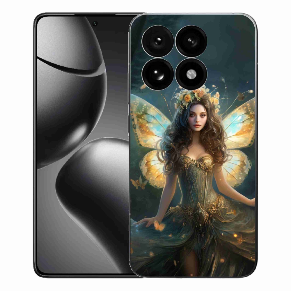 Gél borító mmCase a Xiaomi 15T-hez - pillangó nő