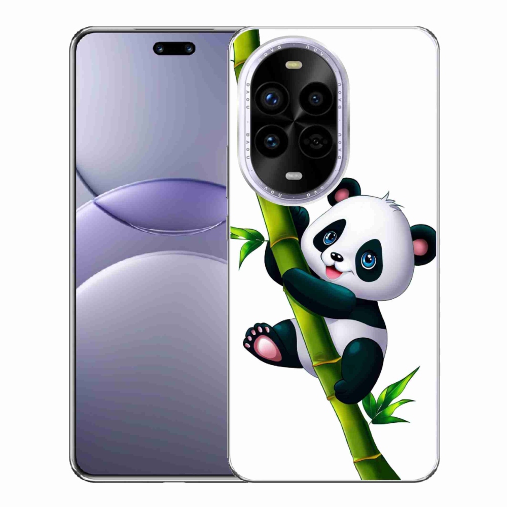 Gél borítás mmCase a Huawei Nova 13 Pro 5G-hez - panda a bambuszon