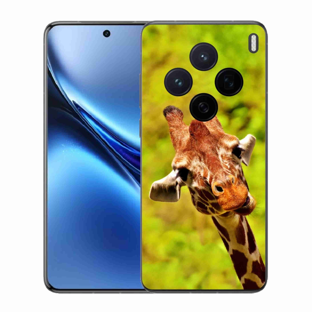 Zselés borítás mmCase a Vivo X200 5G készülékhez - zsiráf