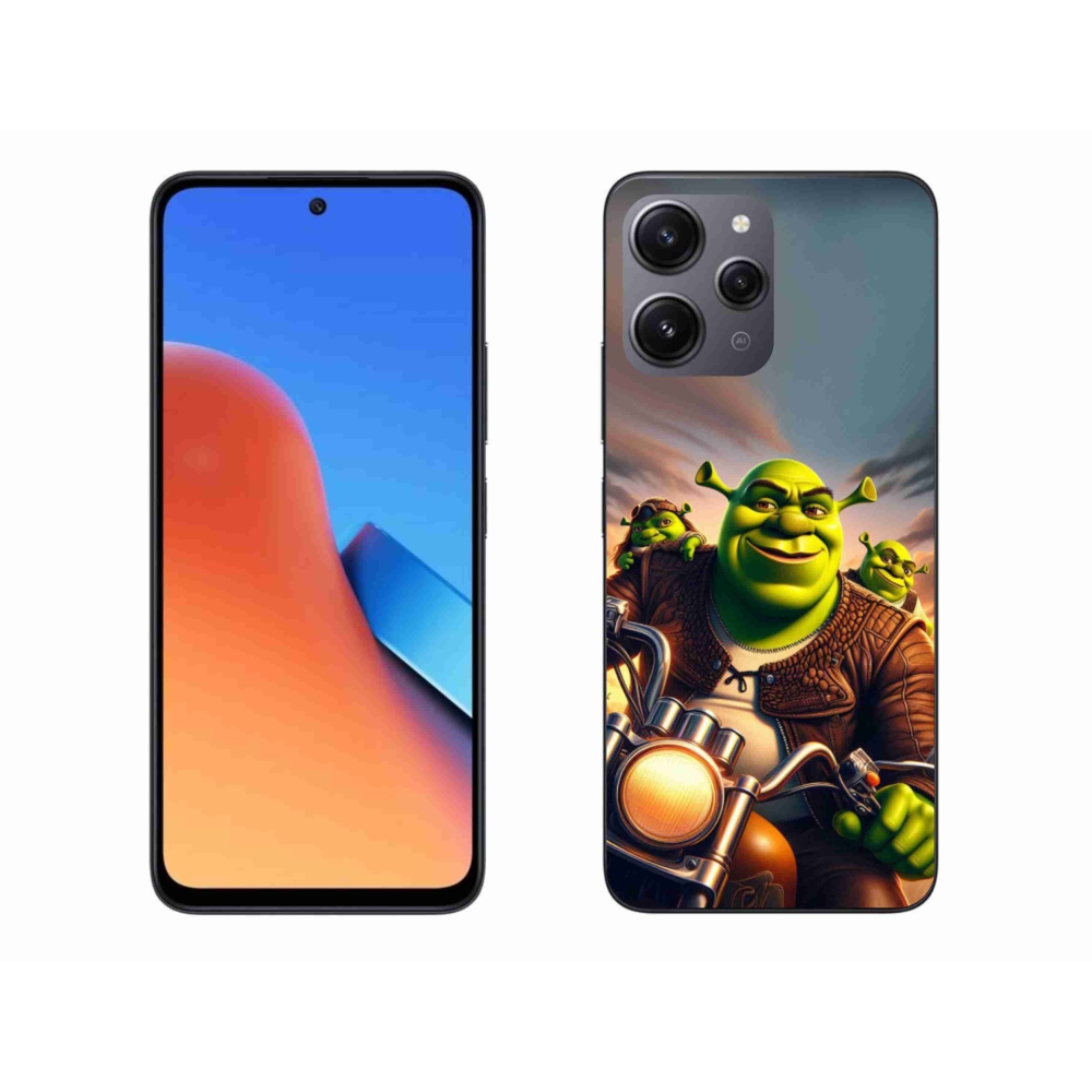 Gél borítás mmCase a Xiaomi Redmi 12-hez - Shrek egy motorkerékpáron