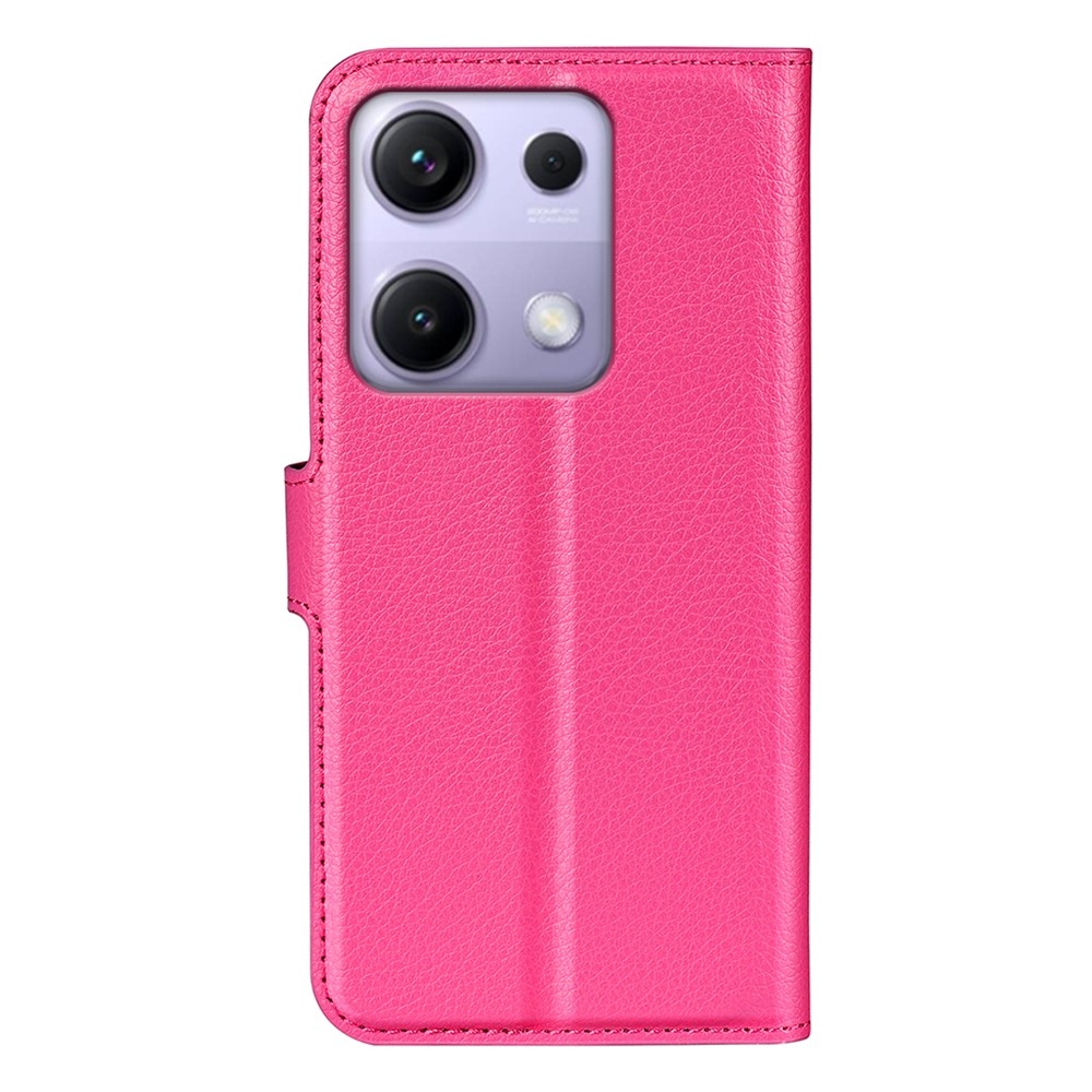 Litchi könyv tok a Xiaomi Redmi Note 14S-hez - rózsaszínű