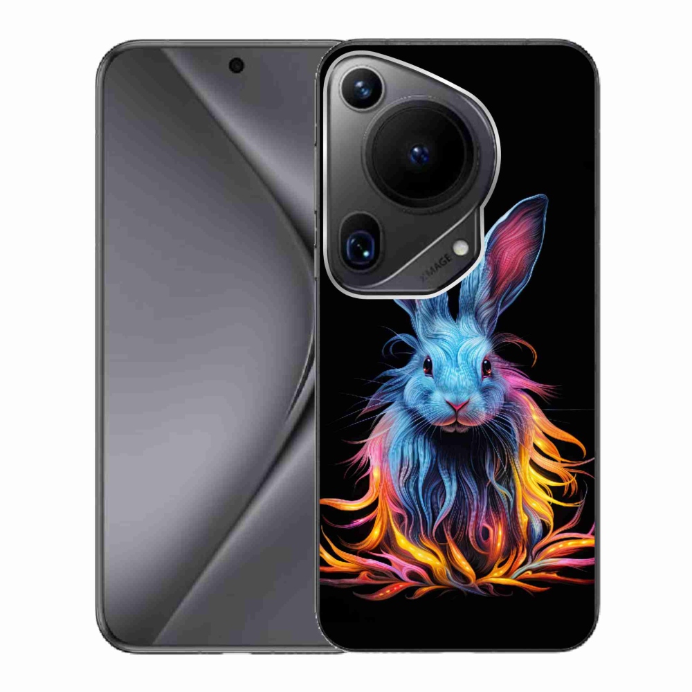 Zselés borítás mmCase a Huawei Pura 70 Ultra készülékre - absztrakt nyúl