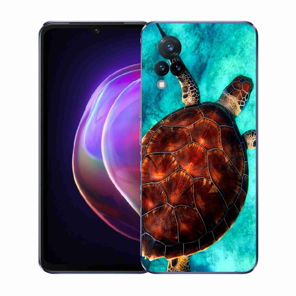 Gél borítás mmCase a Vivo V21 4G/5G készülékhez - teknősbéka
