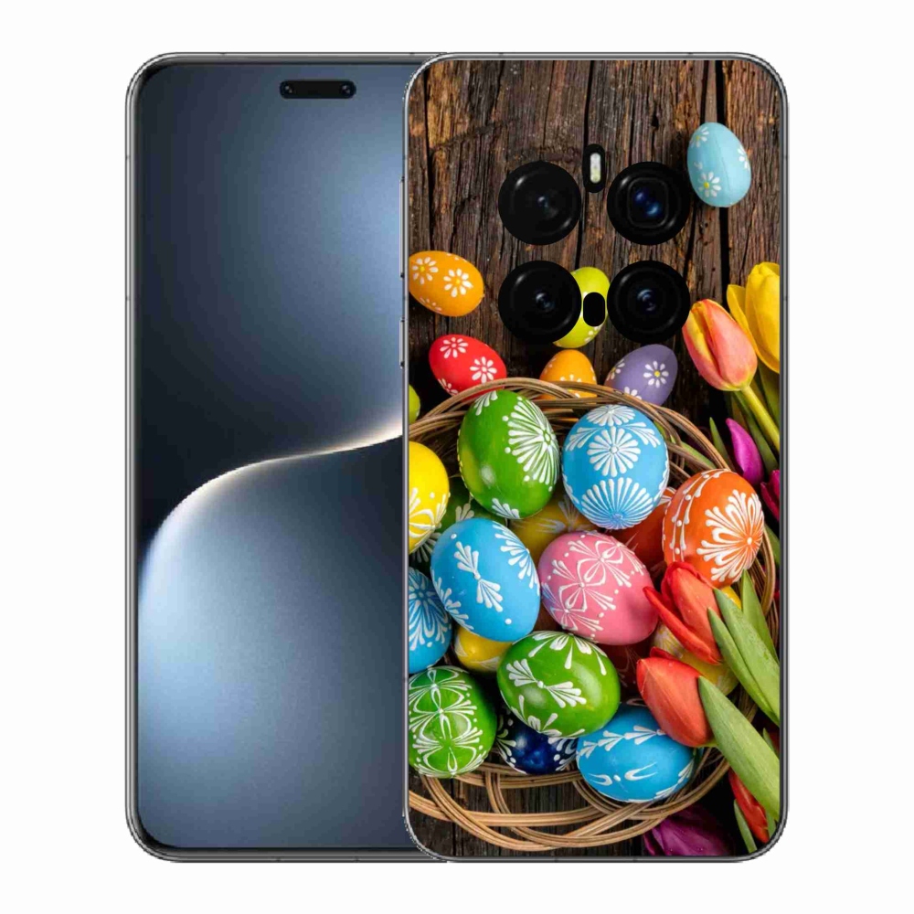 Gél borítás mmCase a Honor Magic 7 Pro 5G számára - Húsvéti tojások