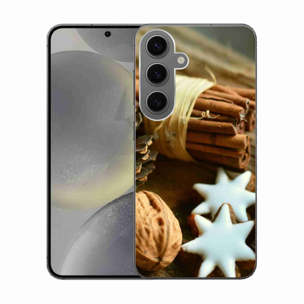 Gél borítás mmCase Samsung Galaxy S24 készülékhez - fahéj és mézeskalács