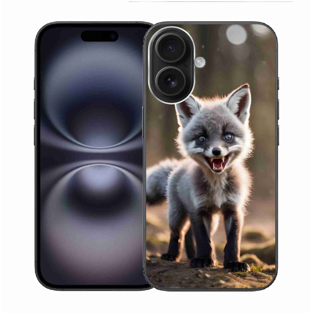 Zselés borítás mmCase iPhone 16 készülékhez - angry fox