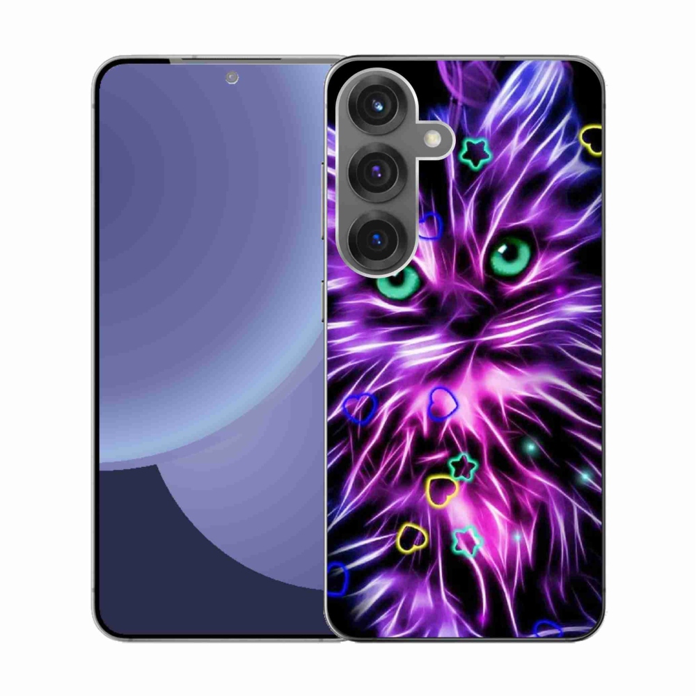 Gél borítás mmCase Samsung Galaxy S25 készülékhez - absztrakt macska