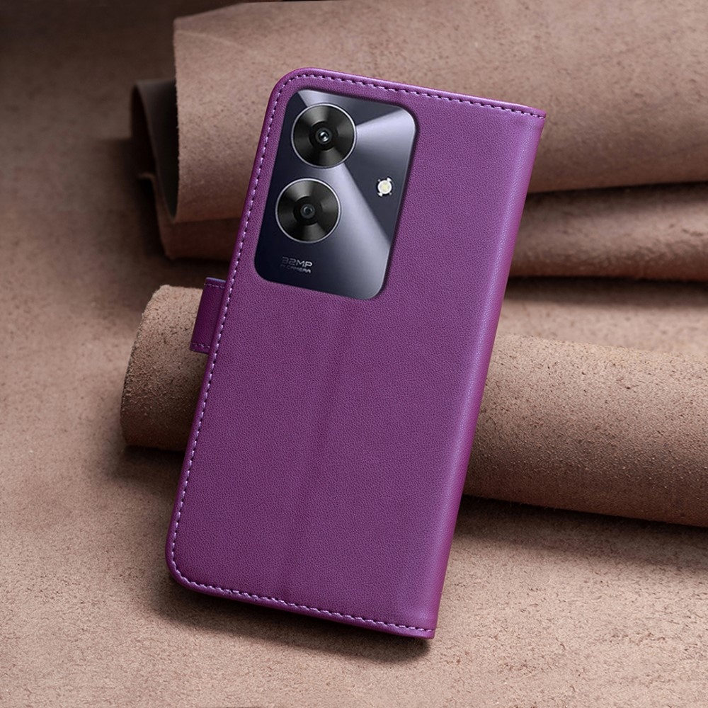 BNF könyvtáska a Realme Note 60-hoz - sötétlila