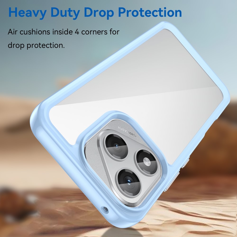 Gél tok fix hátlappal Honor 400 Lite-hoz - kék