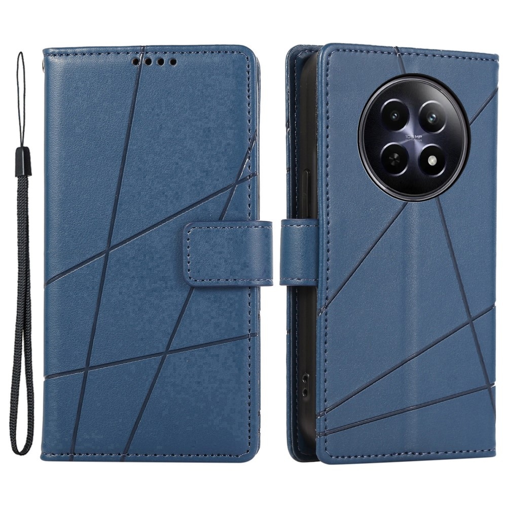 Line könyvtáska a Realme 12 5G/12x 5G készülékhez - kék