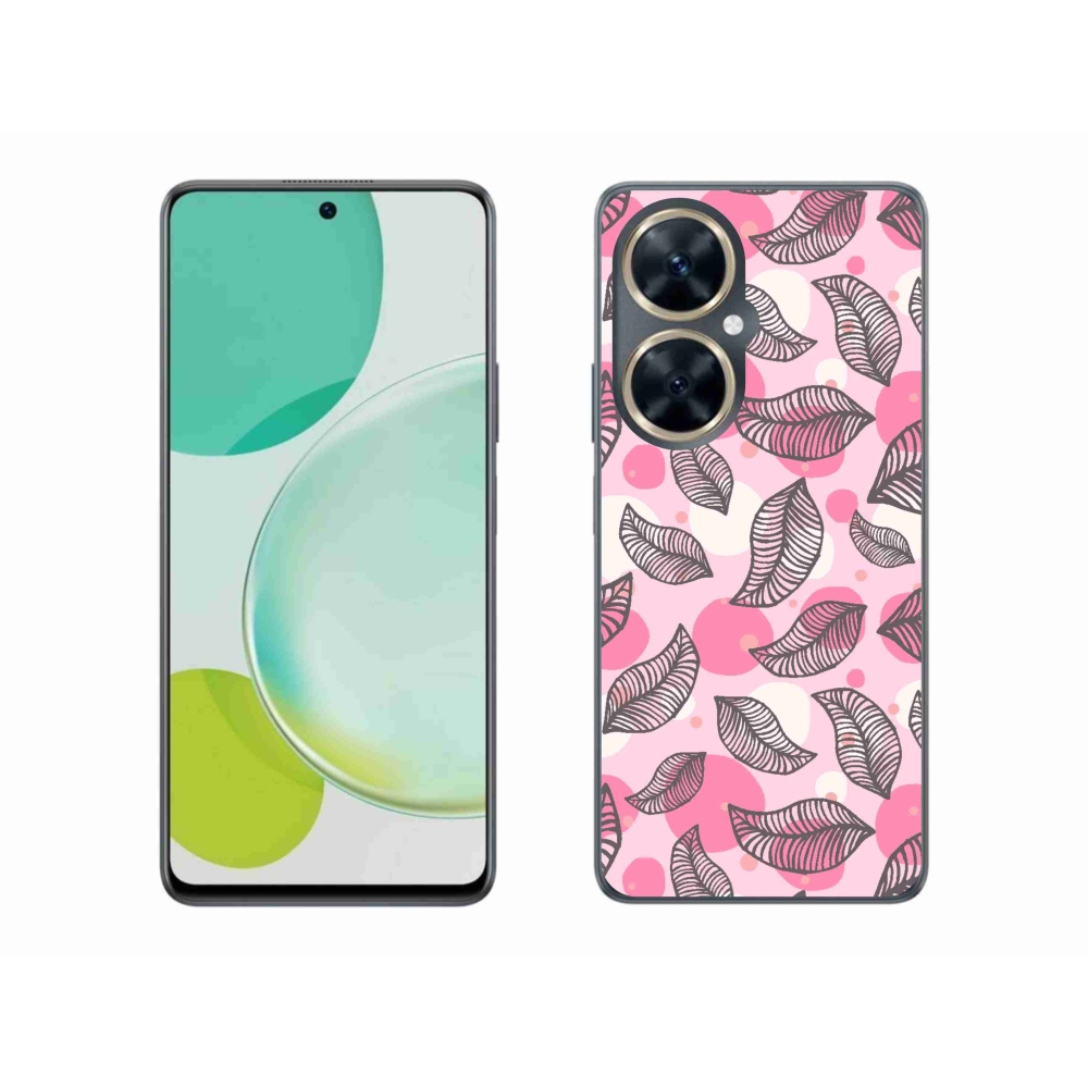 Gél borító mmCase a Huawei Nova 11i készülékhez - rajzfilmes hulló levelek