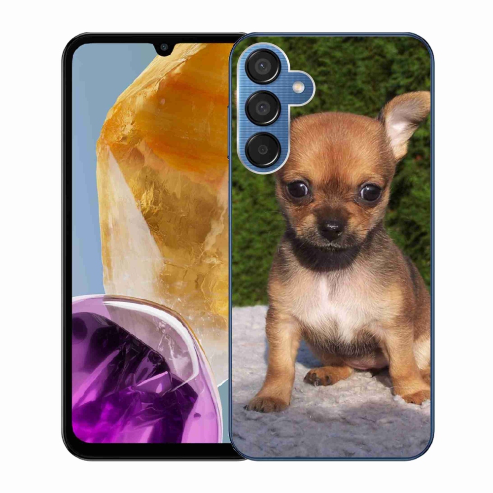 Gél tok mmCase a Samsung Galaxy M15 5G készülékhez - chihuahua 3