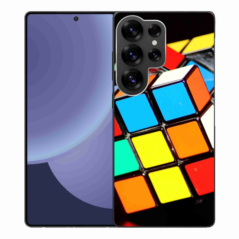 Gél borítás mmCase Samsung Galaxy S25 Ultra készülékhez - Rubik-kocka