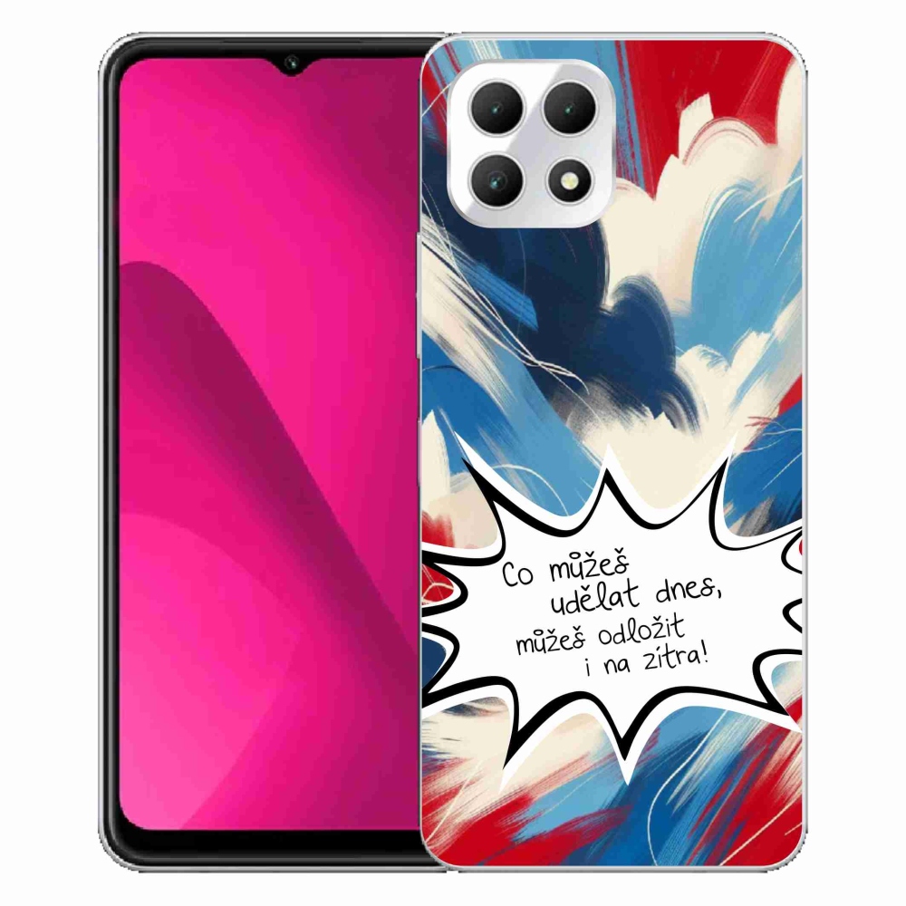 Gél borító mmCase a T-Mobile T Phone 2 készülékhez - vicces szöveg 9 fehér háttér