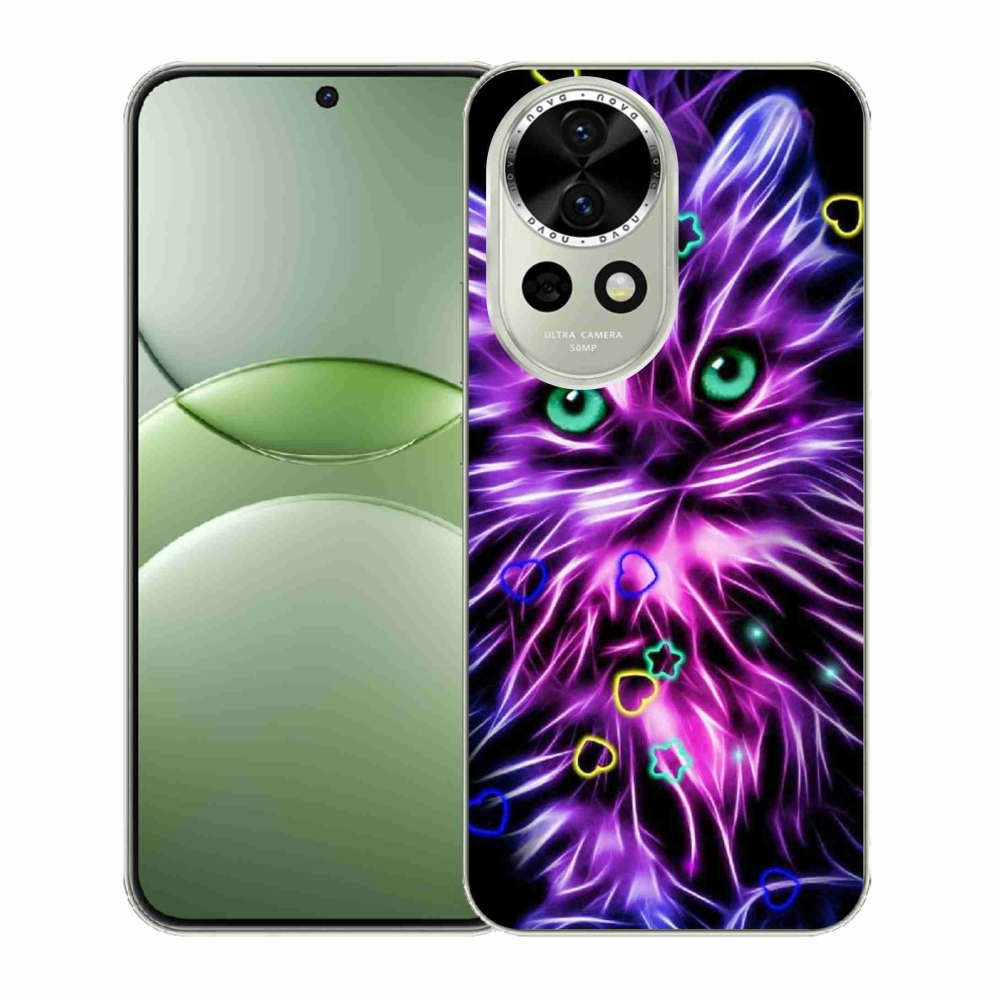 Gél borítás mmCase a Huawei Nova 13 5G-n - absztrakt macska