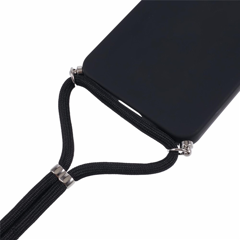 Bélelt zselés tok húzózsinórral Samsung Galaxy S25 FE készülékhez - fekete