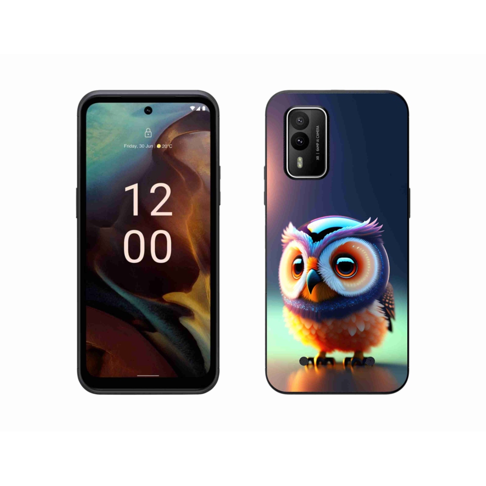 Zselés borítás mmCase a Nokia XR21 készülékhez - bagoly