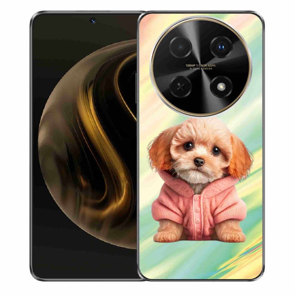 Gél borítás mmCase a Huawei Nova 12i készülékhez - pulóveres kiskutya