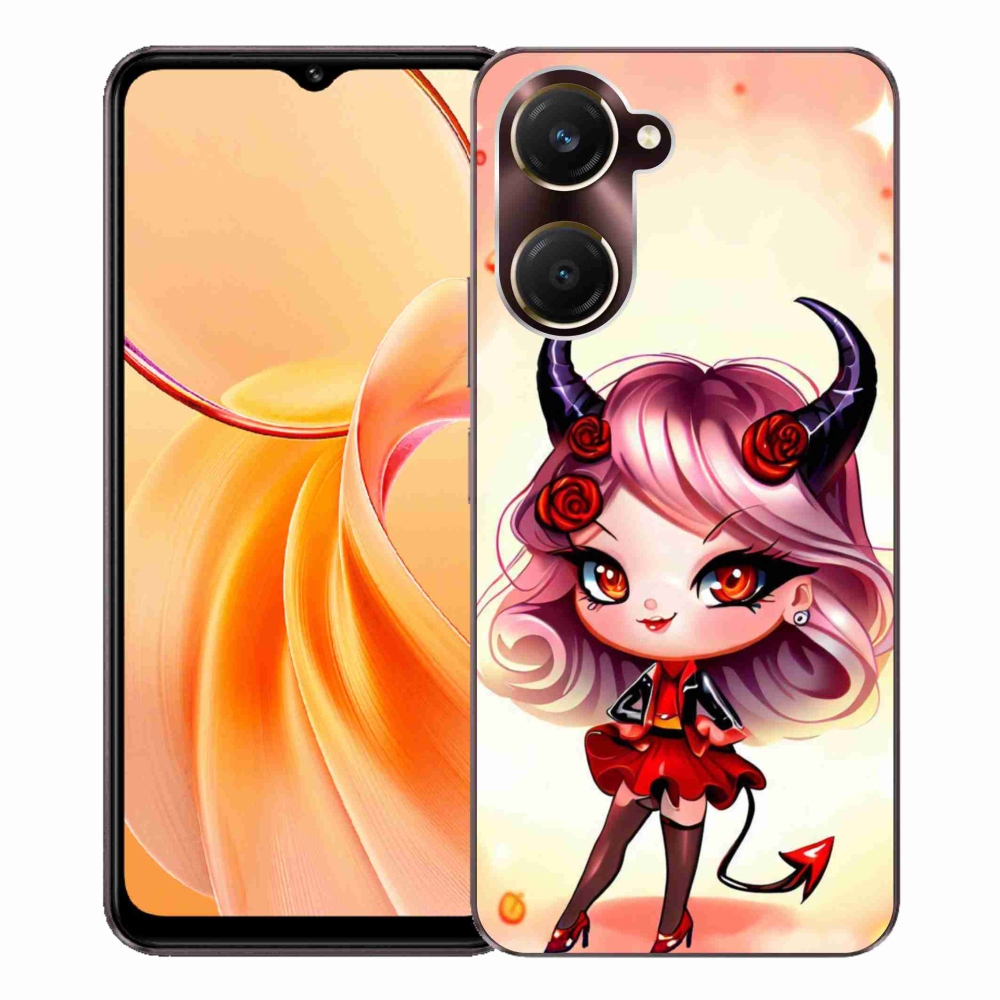 Gél borító mmCase a Vivo Y28s 5G-hez - rajzfilmördög