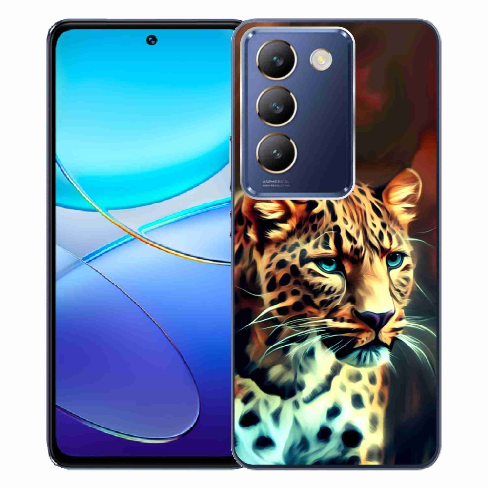 Gél borítás mmCase a Vivo V40 SE 4G/5G készülékhez - leopárd