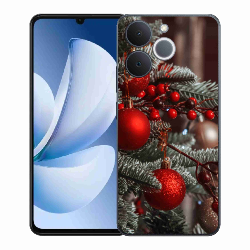 Gél borítás mmCase a Realme Note 70T számára - karácsonyi dekorációk 2