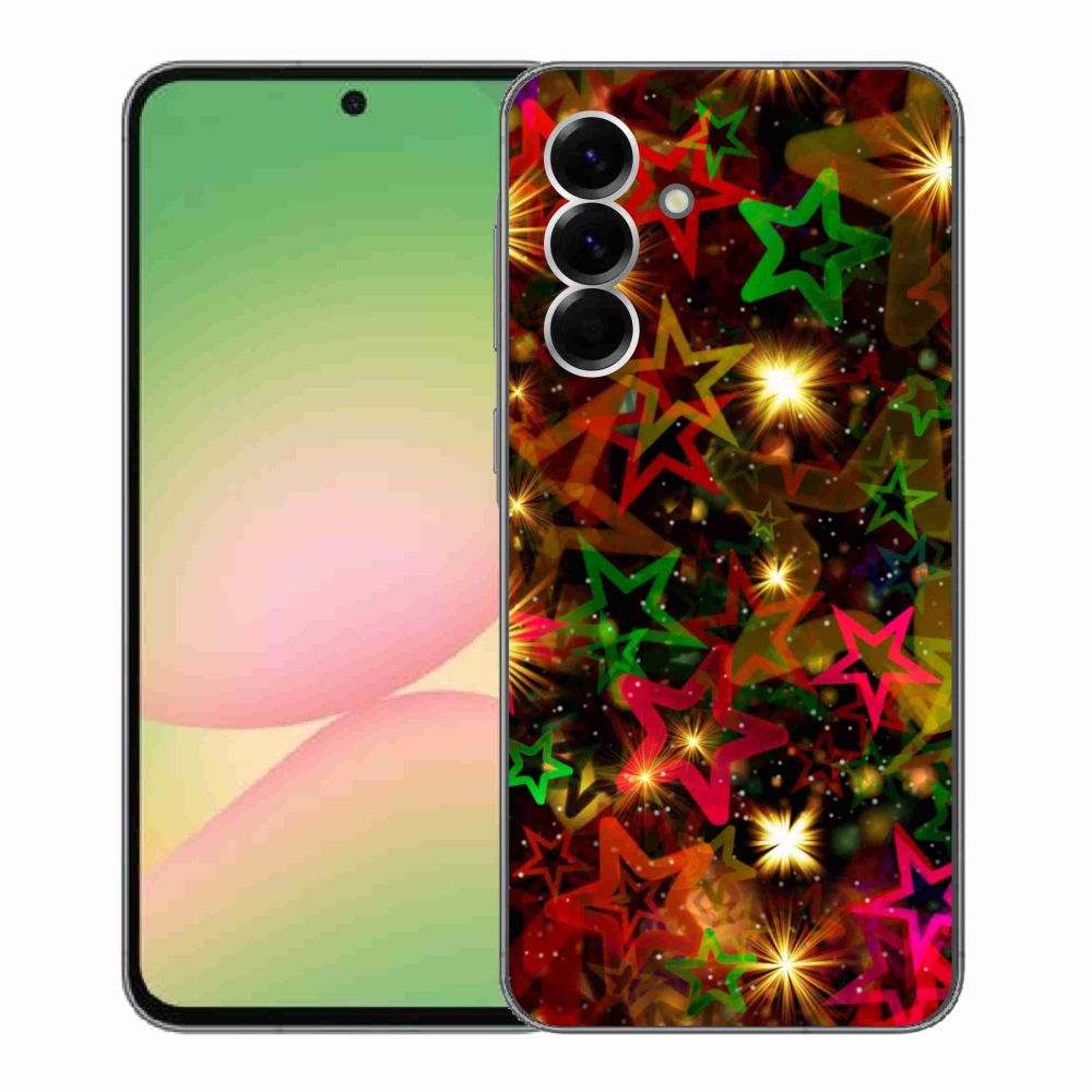 Zselés borítás mmCase Samsung Galaxy A56 5G - színes csillagok