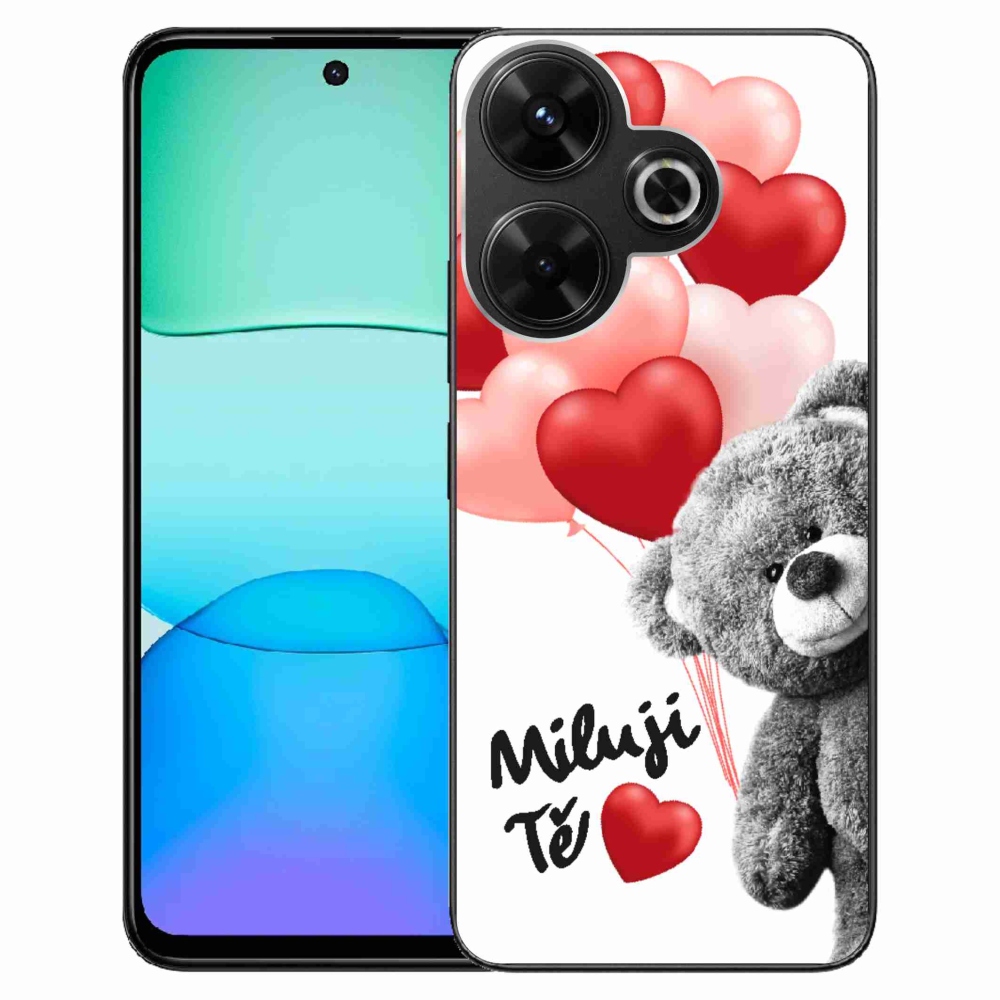 Gél borítás mmCase a Xiaomi Redmi 13 4G/Poco M6 4G - I love you számára