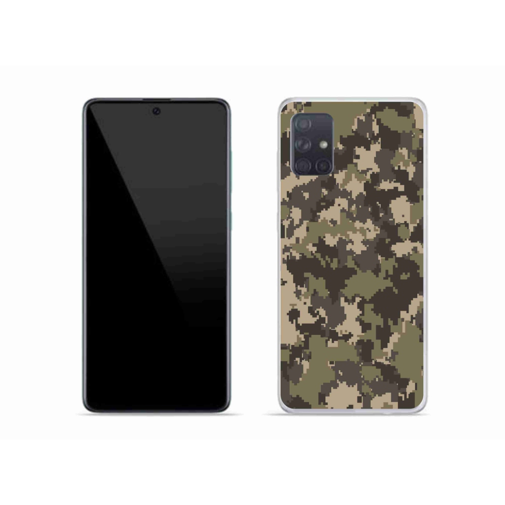 Gél védőhuzat mmCase Samsung Galaxy A51 készülékhez - terepszínű minta 12