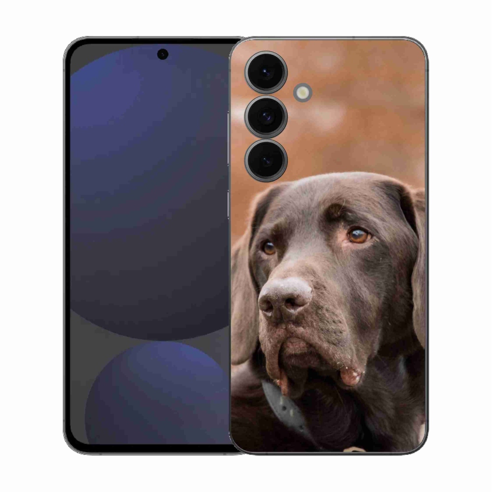 Gél védőhuzat mmCase Samsung Galaxy S25 FE - barna labrador