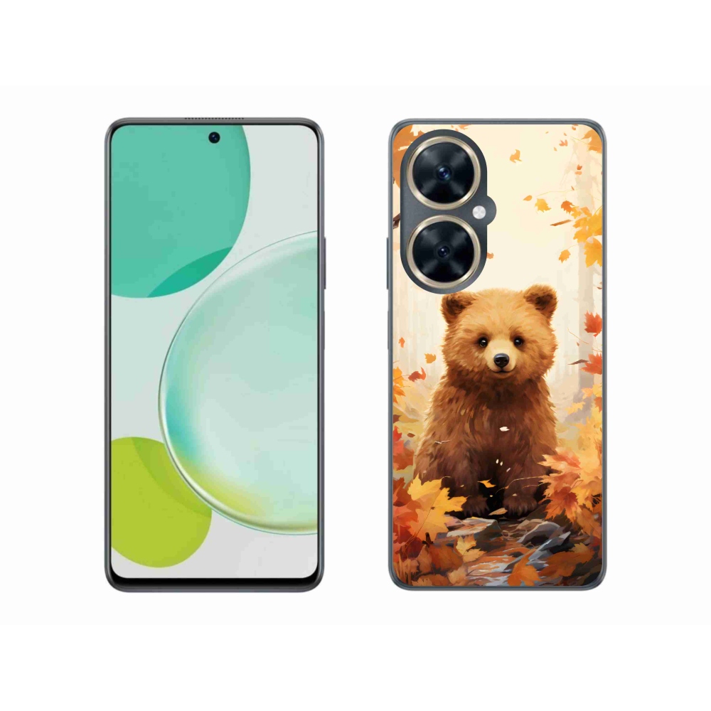 Gél borítás mmCase a Huawei Nova 11i készülékhez - medve az erdőben