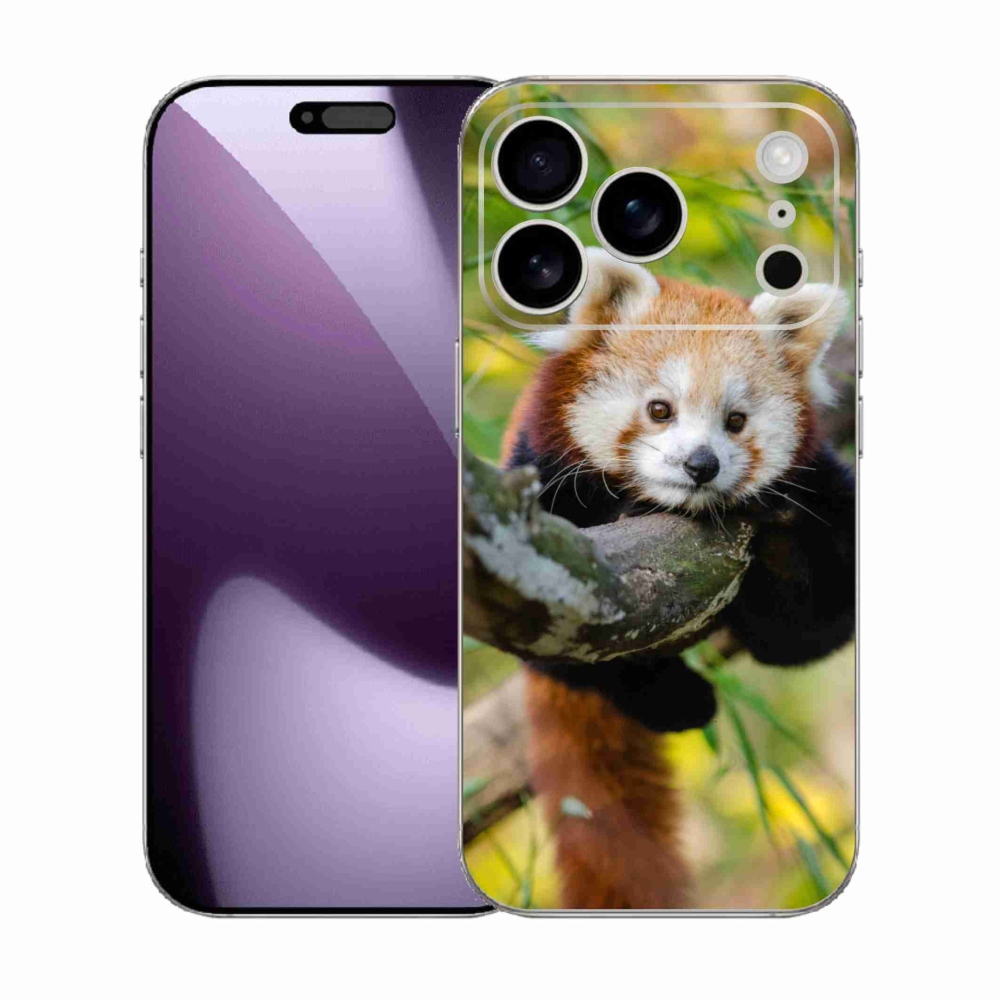 Zselés borítás mmCase iPhone 17 Pro készülékhez - pandavörös