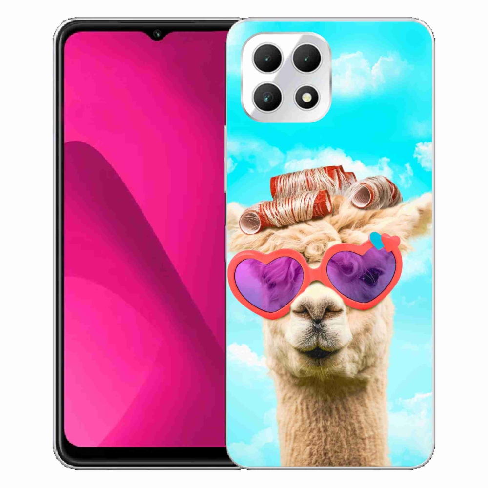 Zselés borítás mmCase a T-Mobile T Phone 2 készülékhez - szemüveges láma