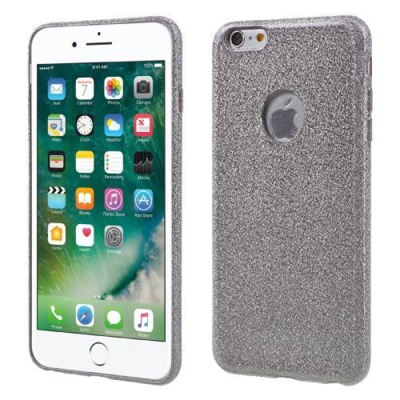 Homokzselés tok iPhone 6 Plus és 6s Plus készülékhez - szürke