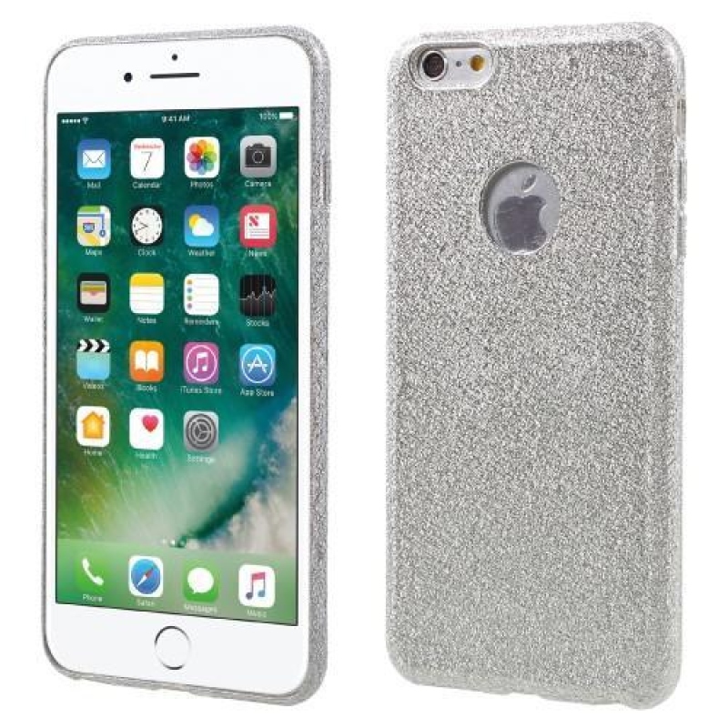 Homokzselés tok iPhone 6 Plus és 6s Plus készülékhez - ezüst