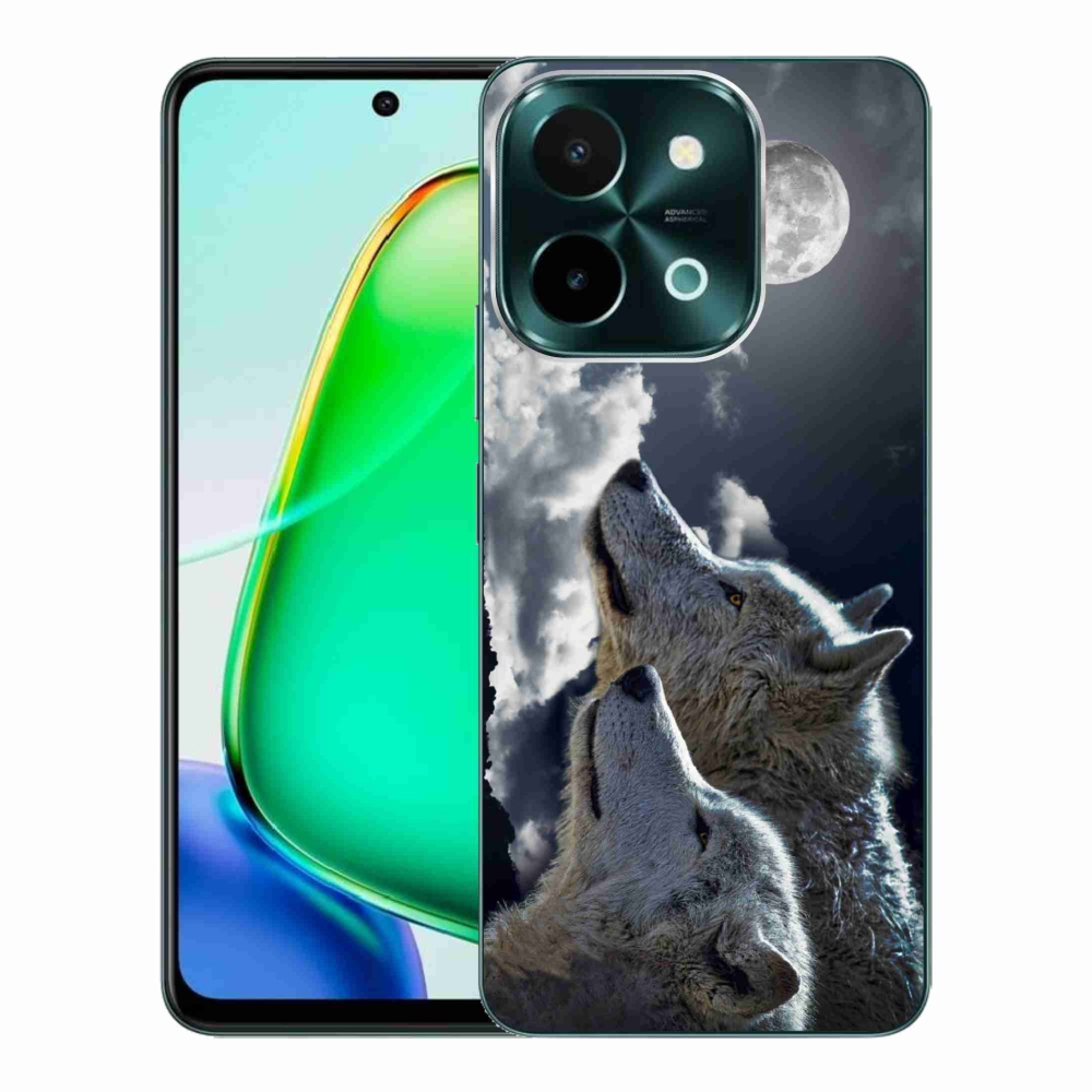 Zselés borítás mmCase a Vivo Y28-hoz - farkasok