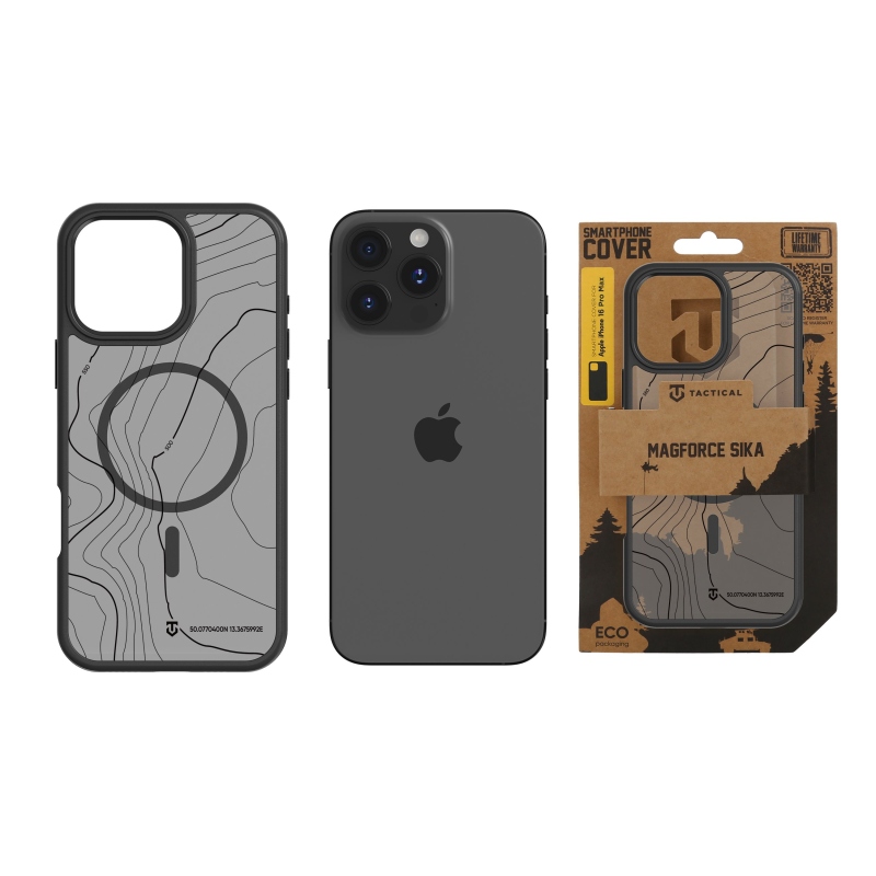 Tactical MagForce Hyperstealth Sika borító iPhone 16 Pro Max aszfalthoz
