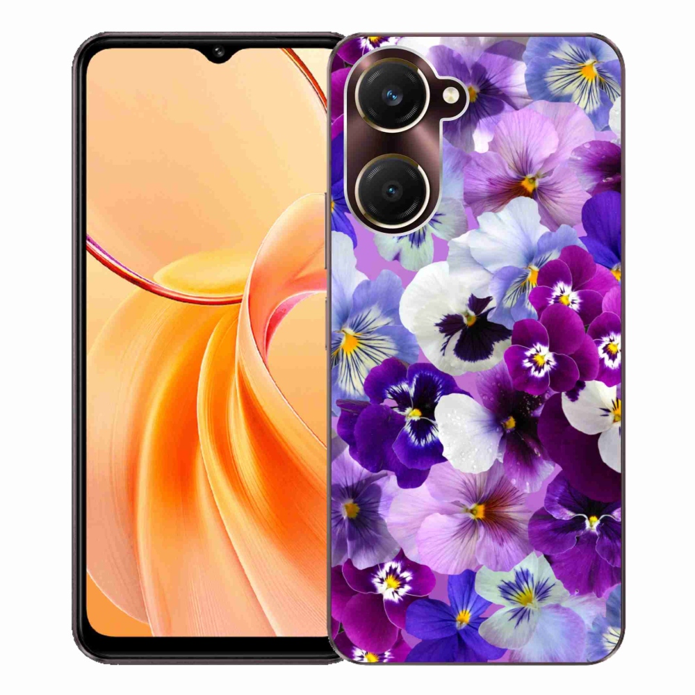 Gél borító mmCase a Vivo Y28s 5G-hez - virág 9