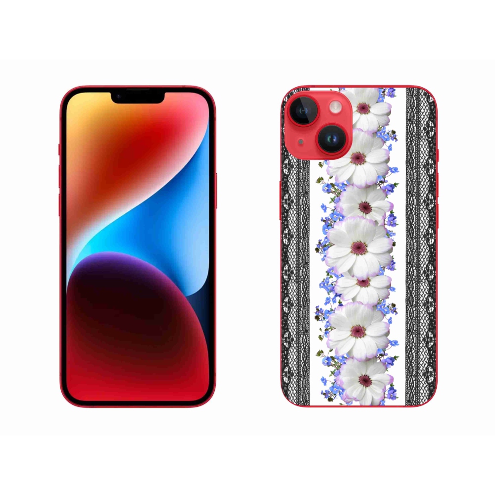 Gél borítás mmCase iPhone 14 Plus készülékhez - virágok 8