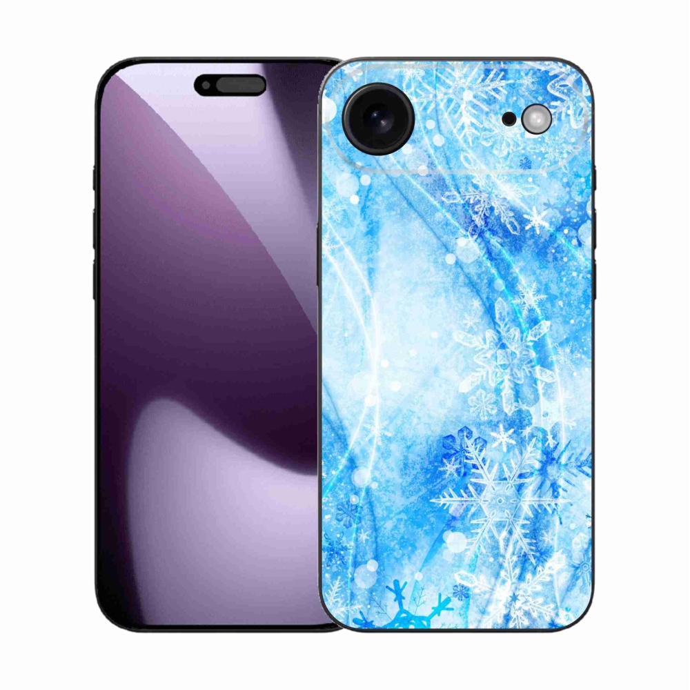 Gél borítás mmCase iPhone 17 Air készülékhez - hópelyhek