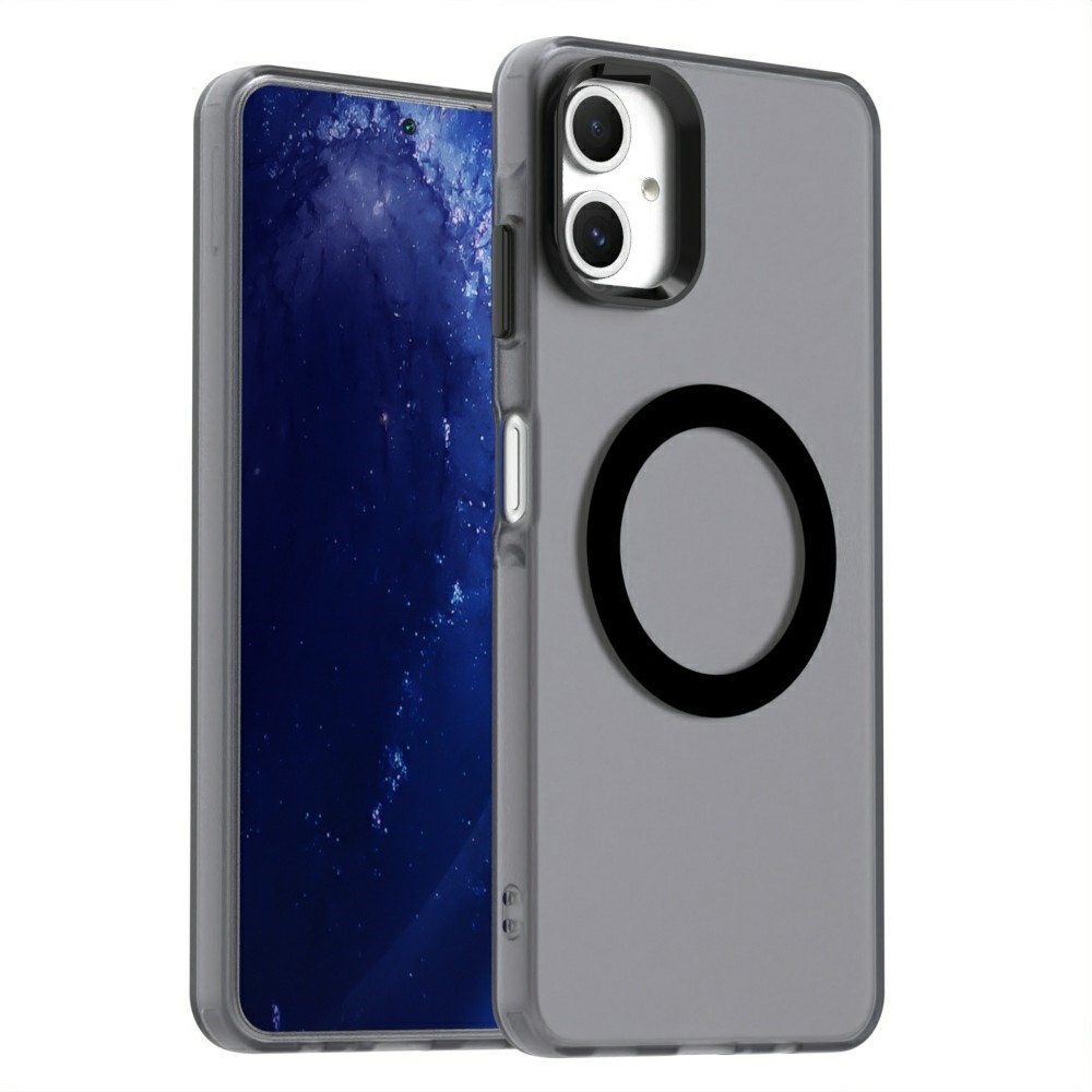 Candy zselés tok MagSafe-val a Samsung Galaxy A06 4G készülékre - fekete